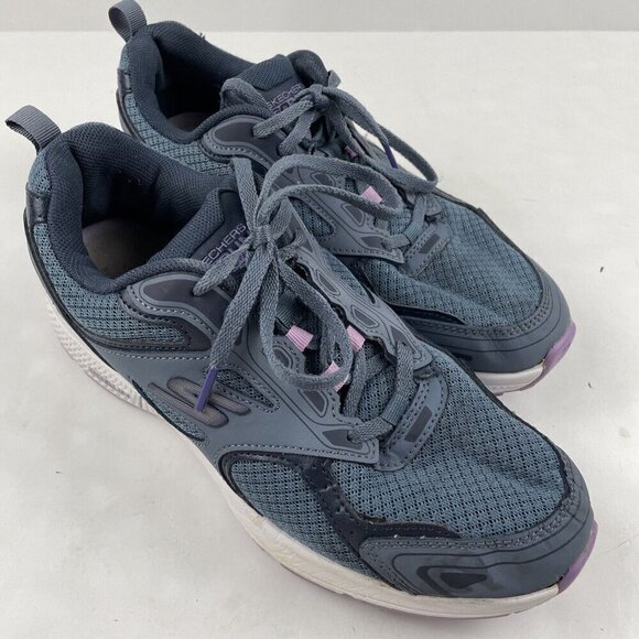 Skechers Go Run Consistent Women’s 9.5 Blue Purple Athletic Running Shoes - Picture 1 of 12